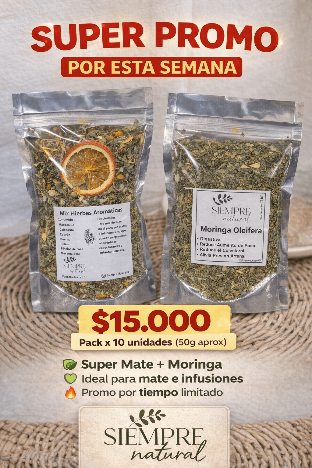 PROMO Super Mate + Moringa x10
